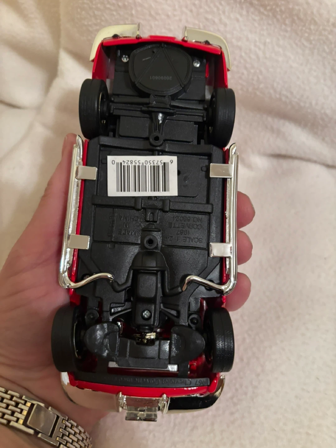 1967 Corvette Diecast Toy Car - Red - photo 3