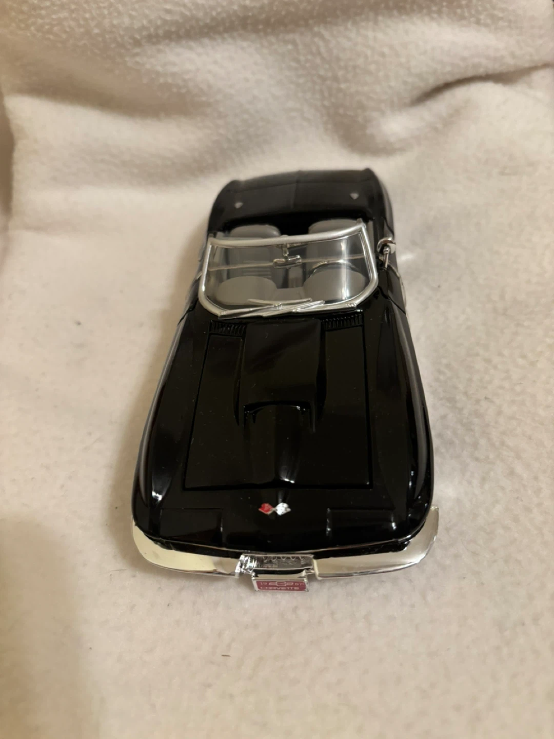 Black Convertible  corvette 1967  die cast Toy Car