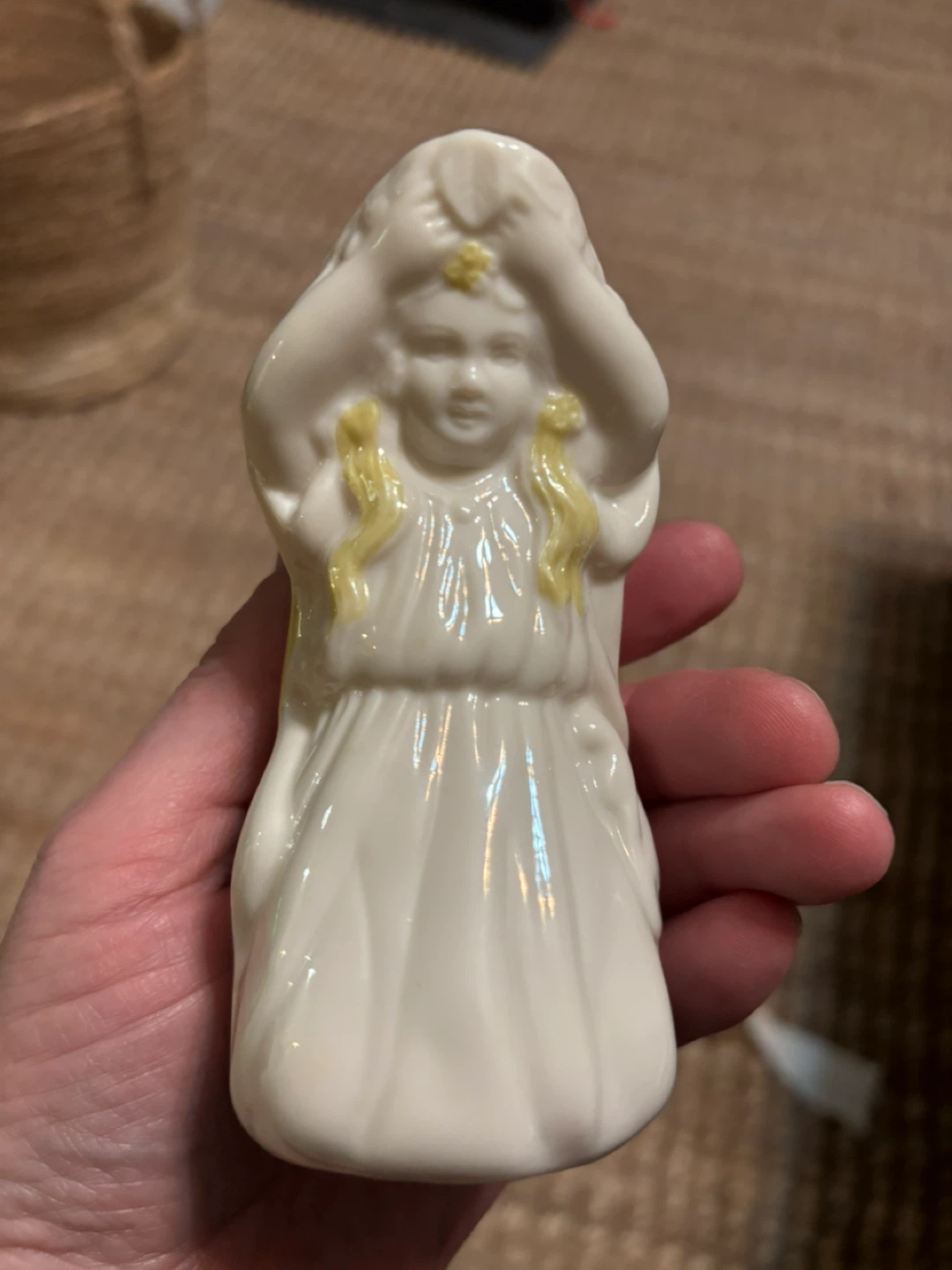 Belleek Ireland Ceramic Figurine Pitcher
