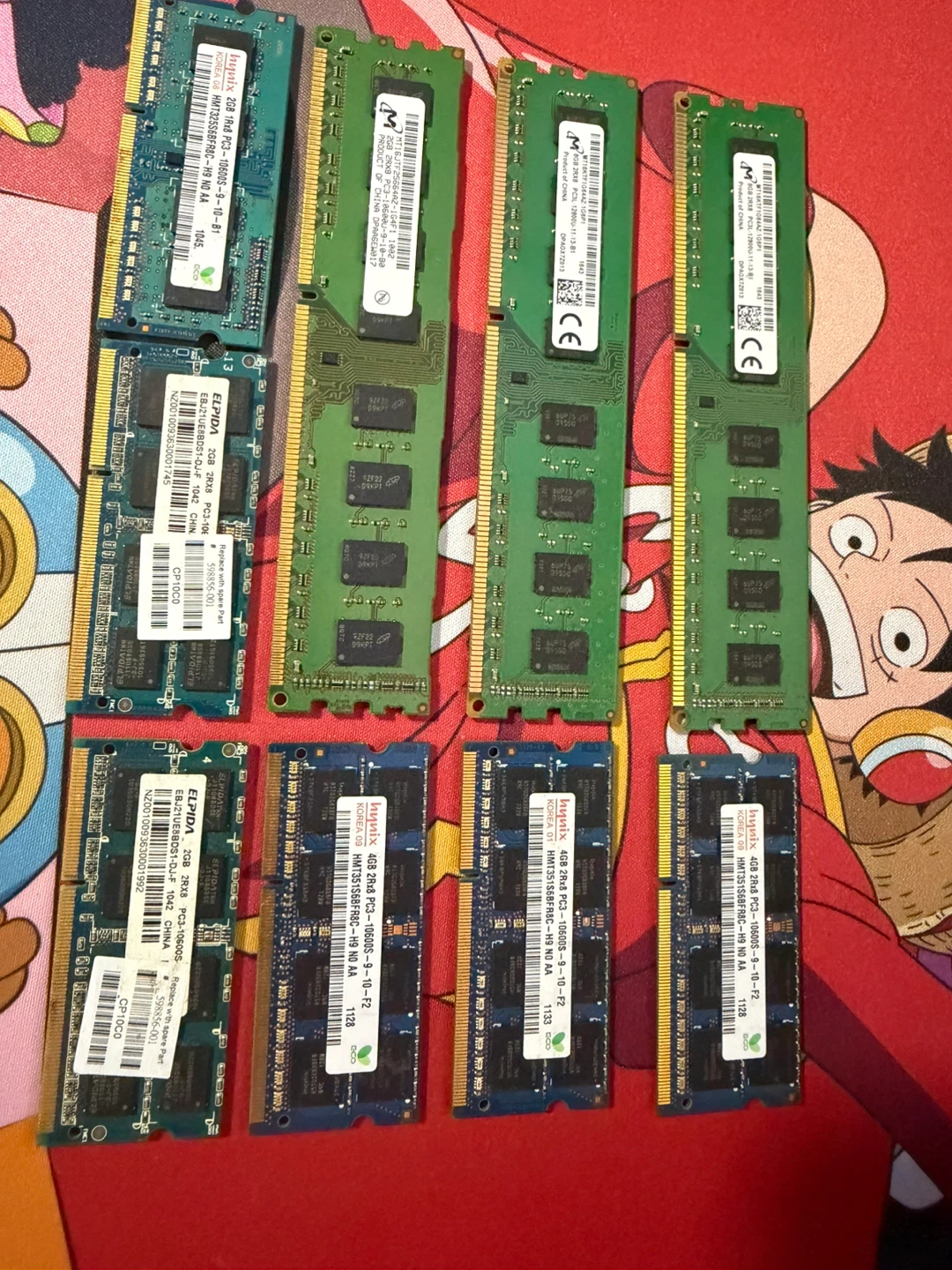 Assorted Computer RAM Modules DDR3 8G/4G/2G