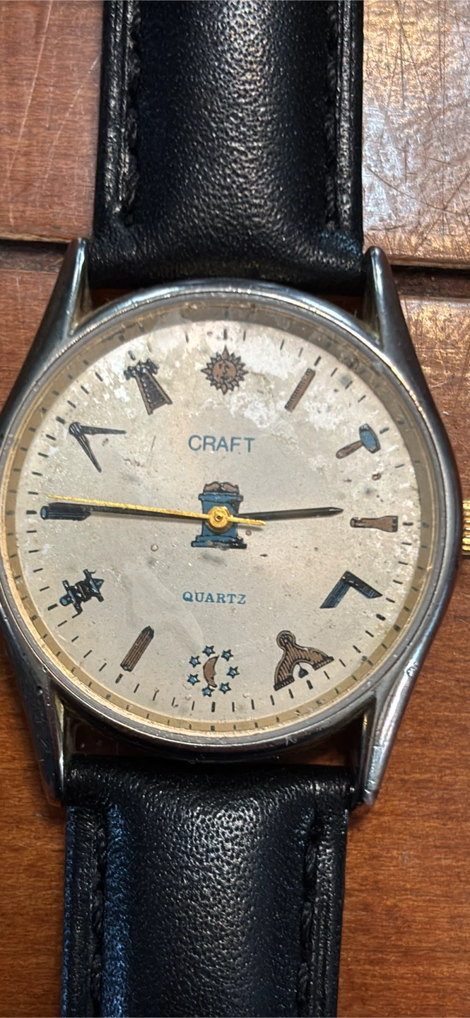 Masonic vintage watch
