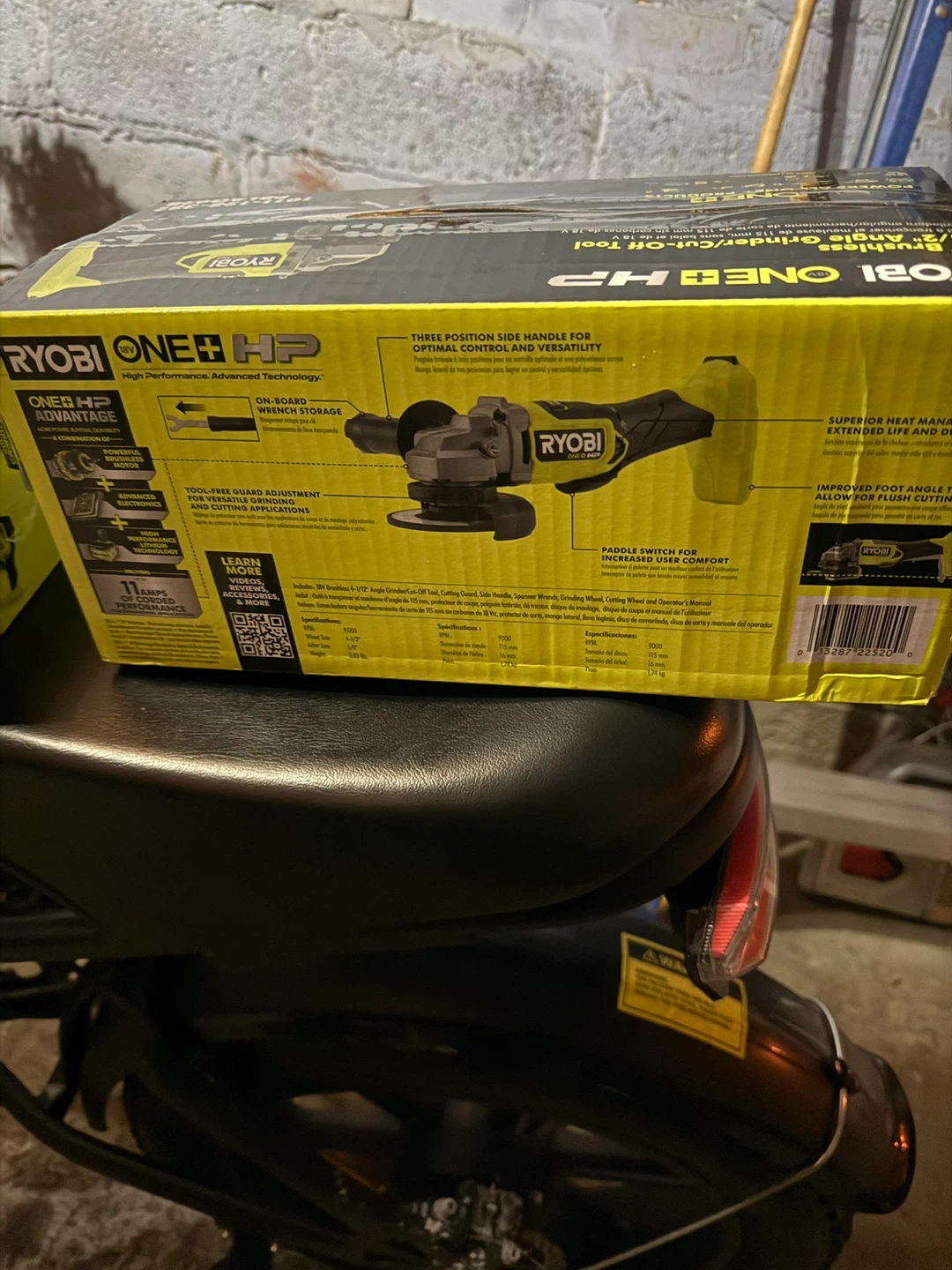 RYOBI 18V ONE+ HP Brushless Cordless 4-1/2 in. Angle Grinder - photo 4