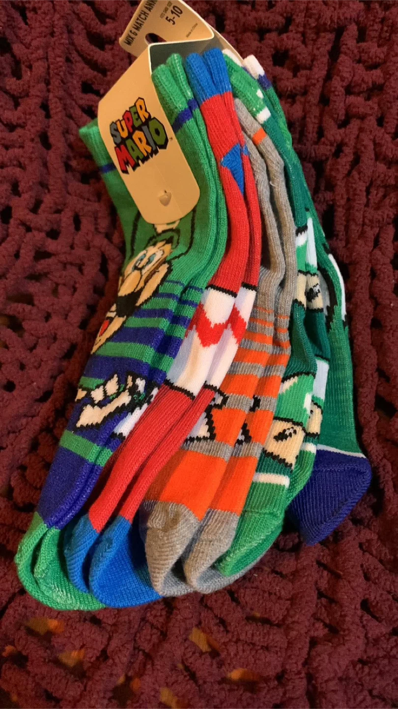 Super Mario Ankle Socks Mix & Match (5-10) - photo 2