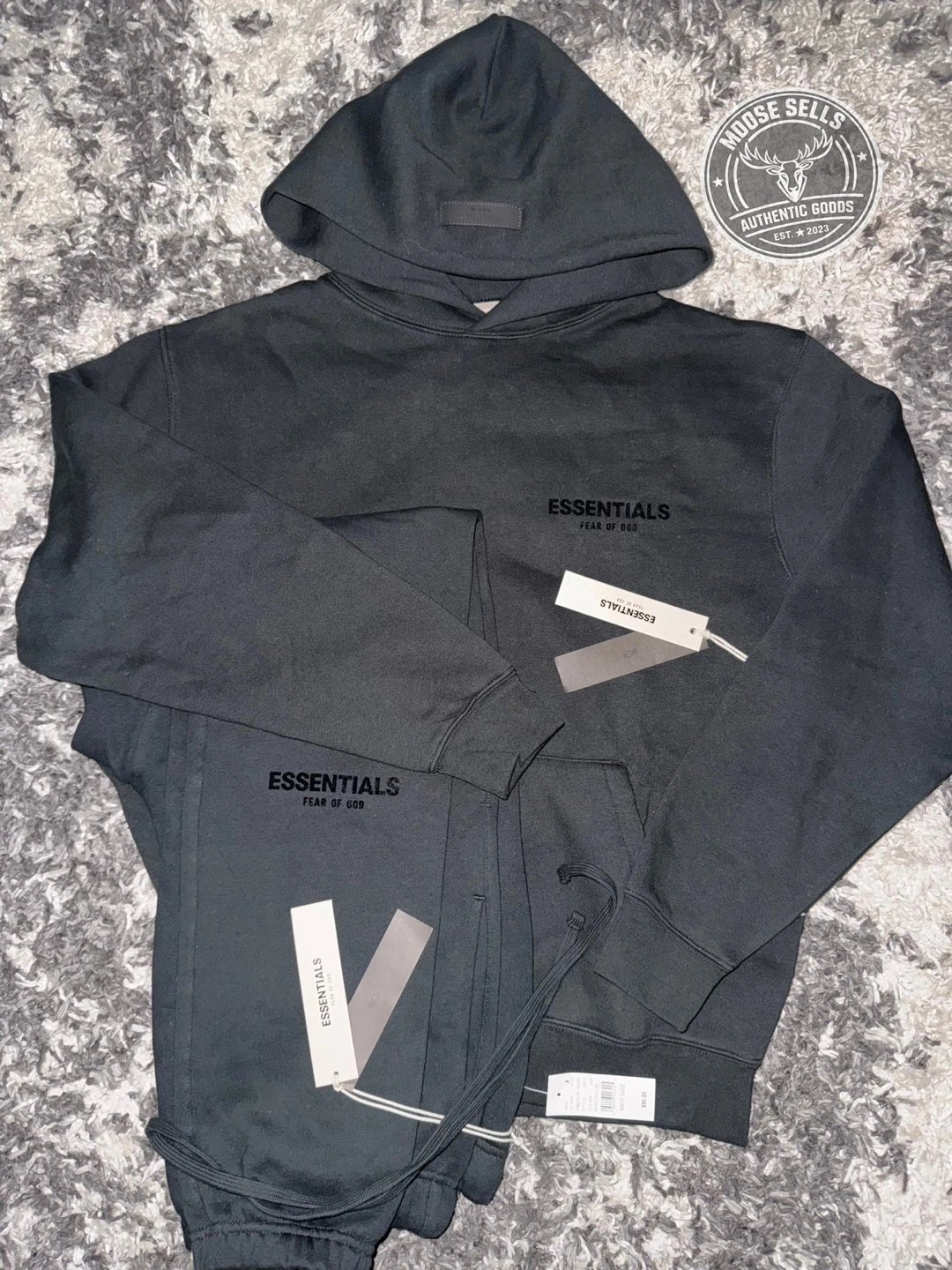 Essentials Tracksuit – Black (Size M)