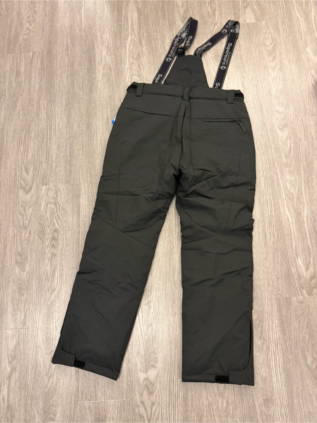 Super Euro Black Ski Bib Pants - 3XL