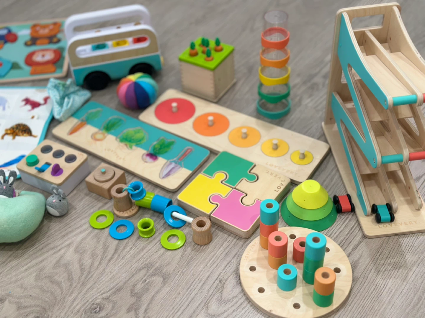Huge Lovevery Montessori Toy Bundle - Excellent Condition