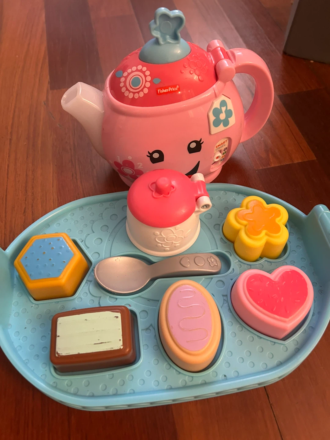 Fisher-Price Pink Teapot and Tea Set Toy