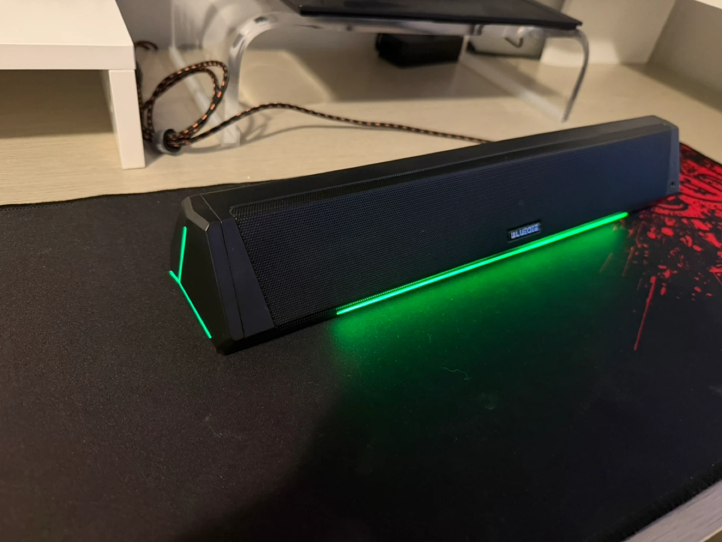 Soundbar with Green LED
