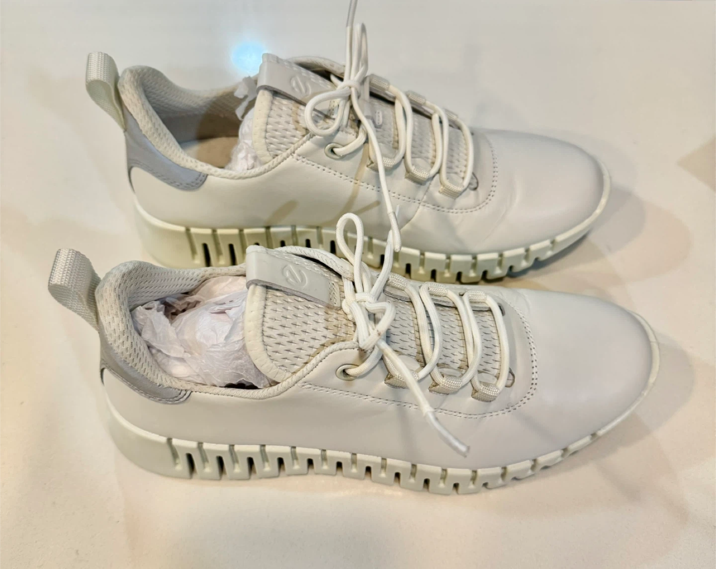 Ecco Ladies Sneakers_White_Size US 7.5/UK 5.5_NWT - photo 3