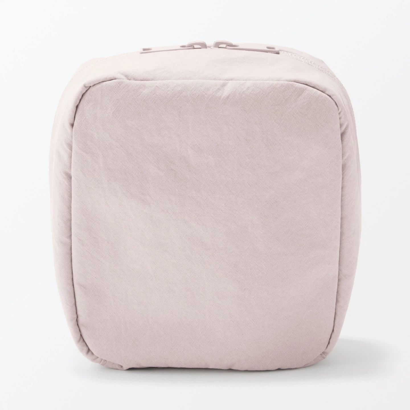 Muji Wrinkle Nylon Wide-Opening Cosmetic Bag/Pouch_Pink_NWT - photo 2