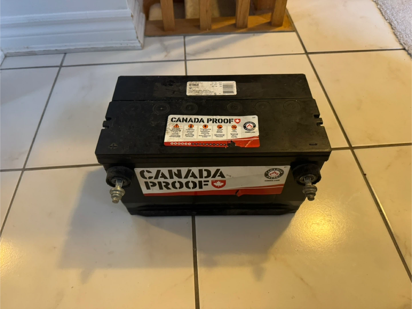 Canada Proof G7960 Car Battery - photo 3