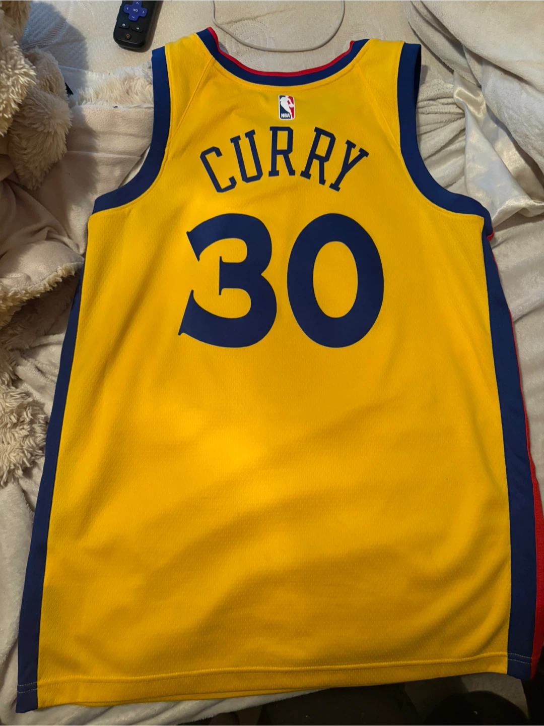 Golden State Warriors "The Bay" Curry #30 Basketball Jersey - photo 3