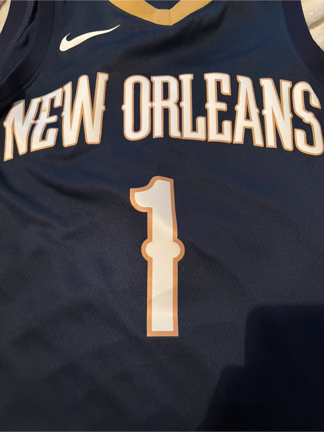 New Orleans Pelicans Zion Williamson #1 Jersey - photo 2
