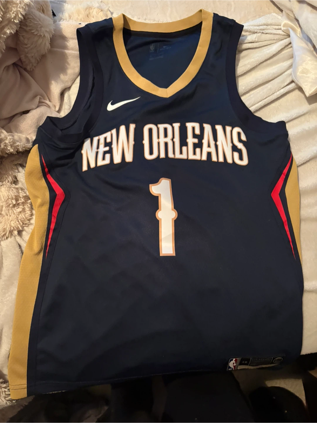 New Orleans Pelicans Zion Williamson #1 Jersey