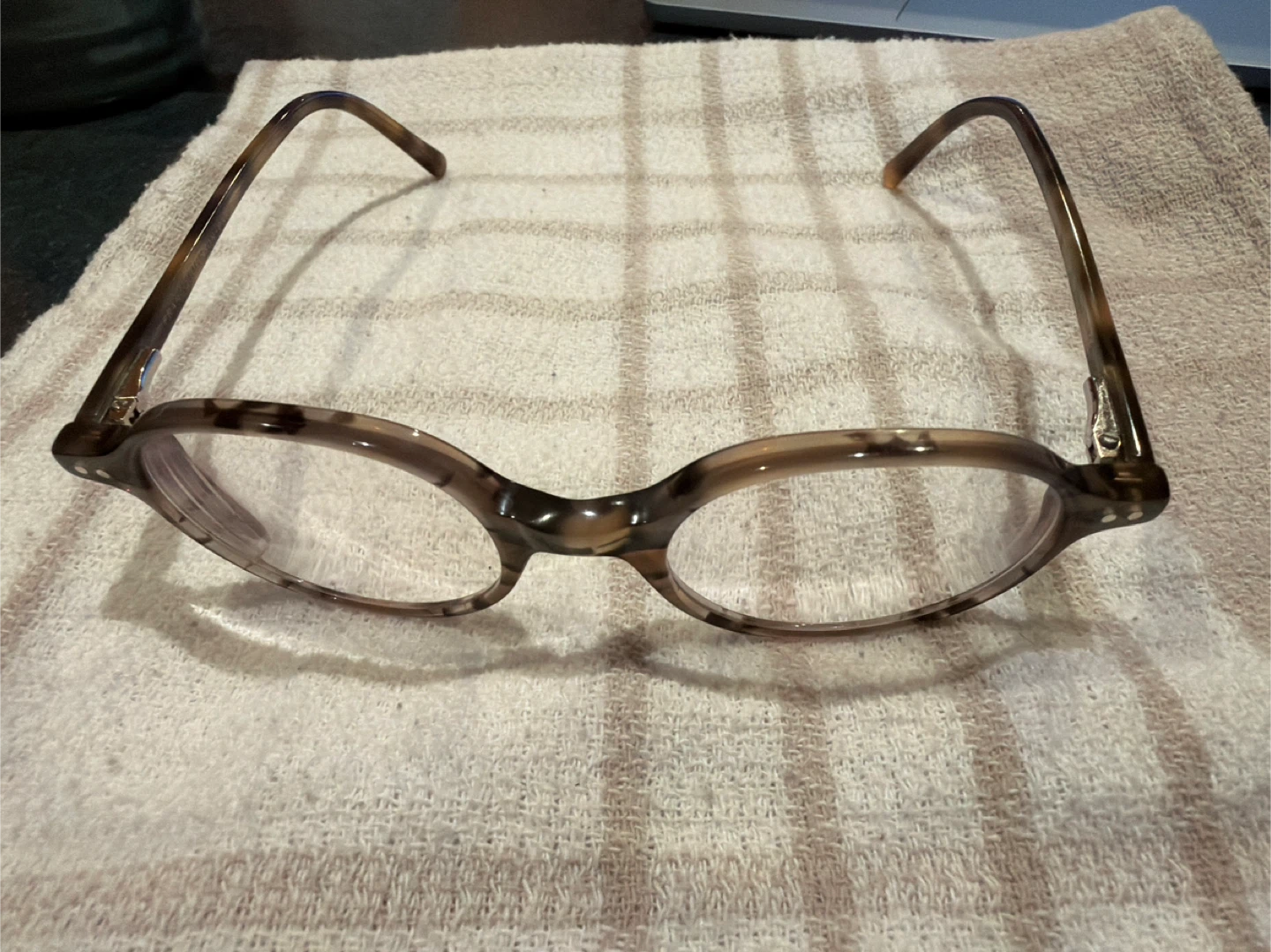 François Pinton Passeport Eyeglasses - Marron clair