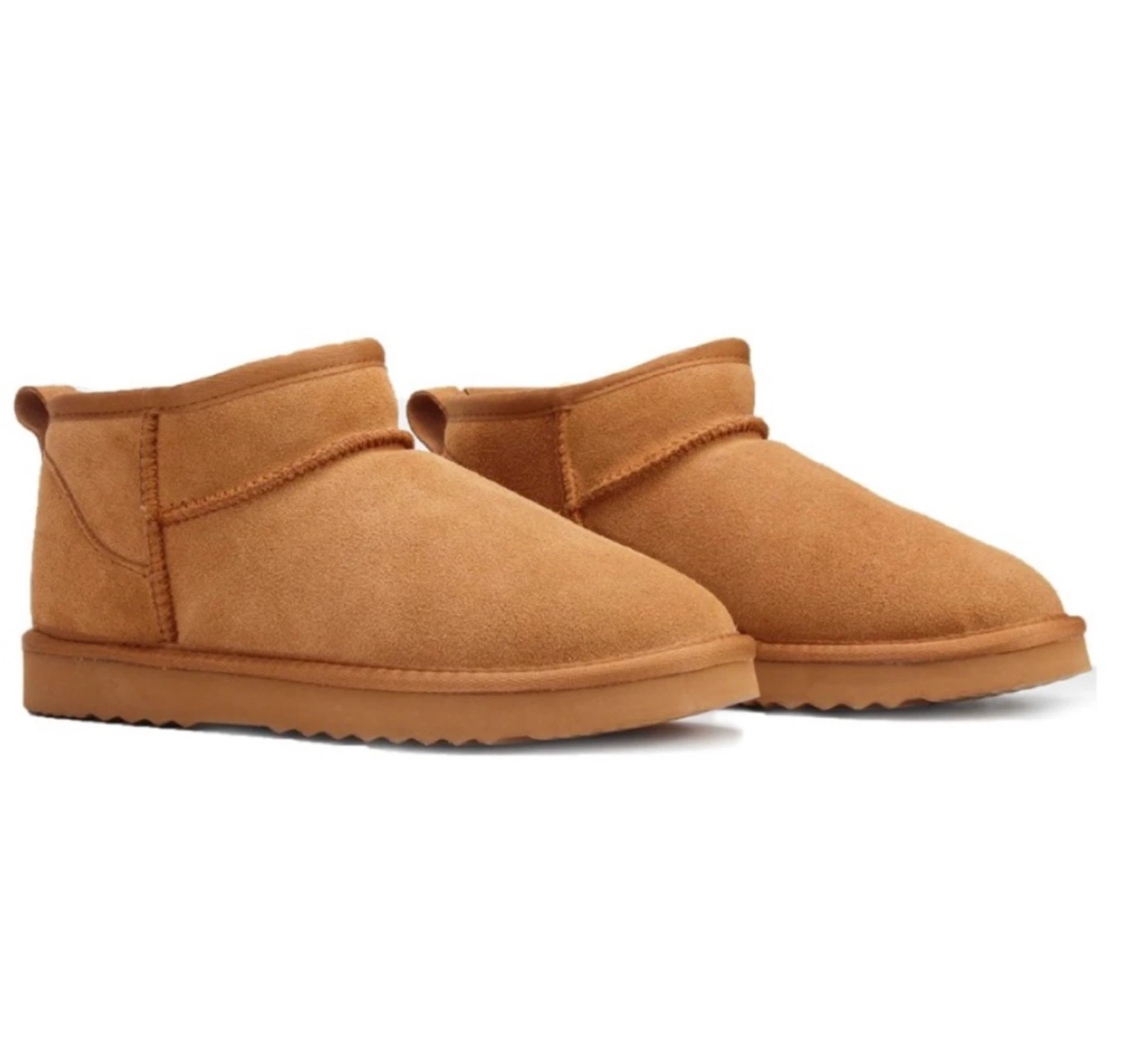 NEW Genuine Suede Short Winter Boots Ugg Style - photo 2