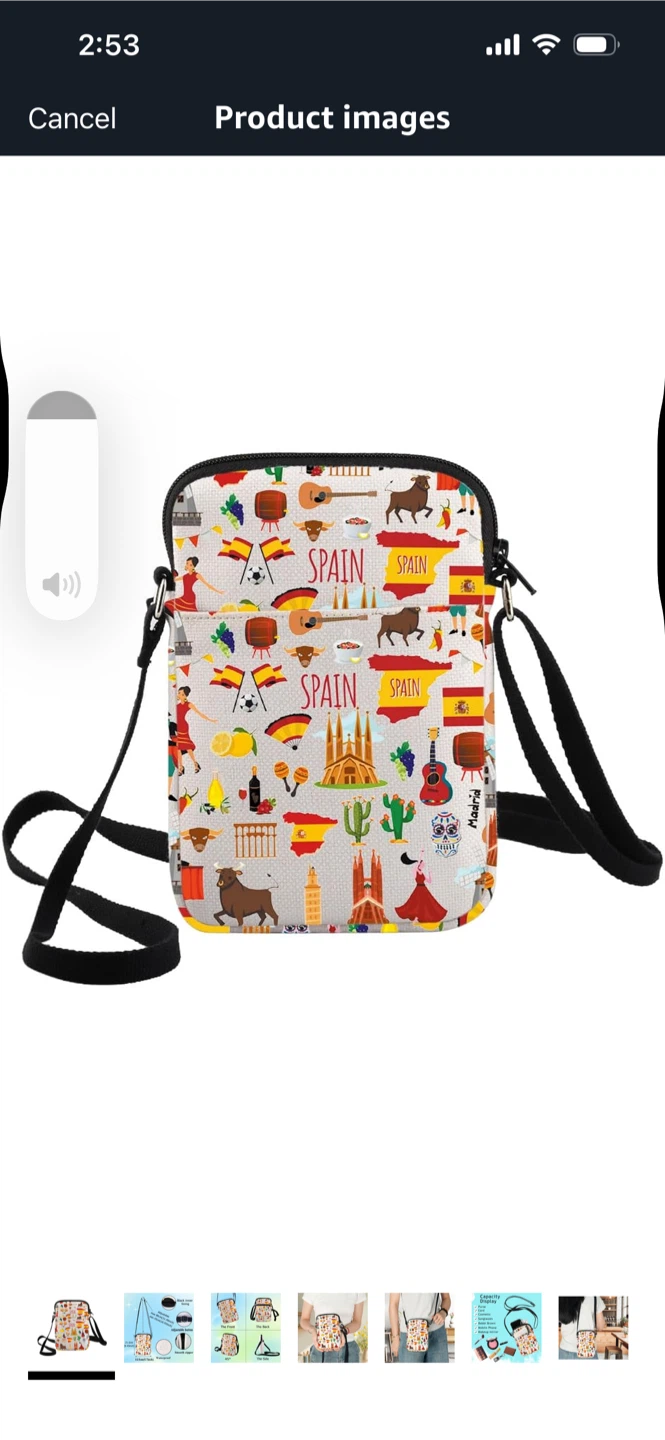 New-Spain Themed Crossbody Bag!