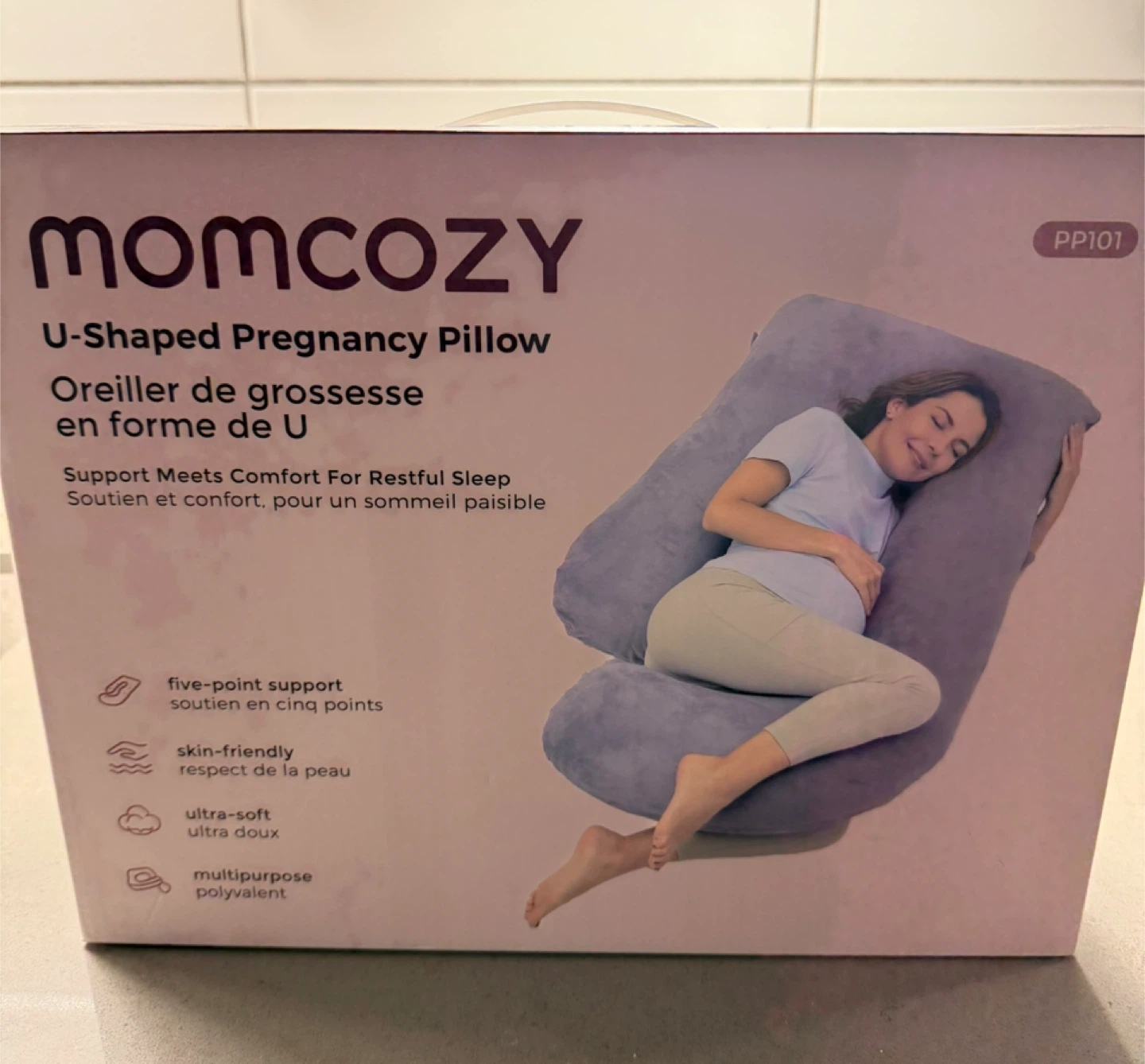 Momcozy U-Shaped Pregnancy Pillow