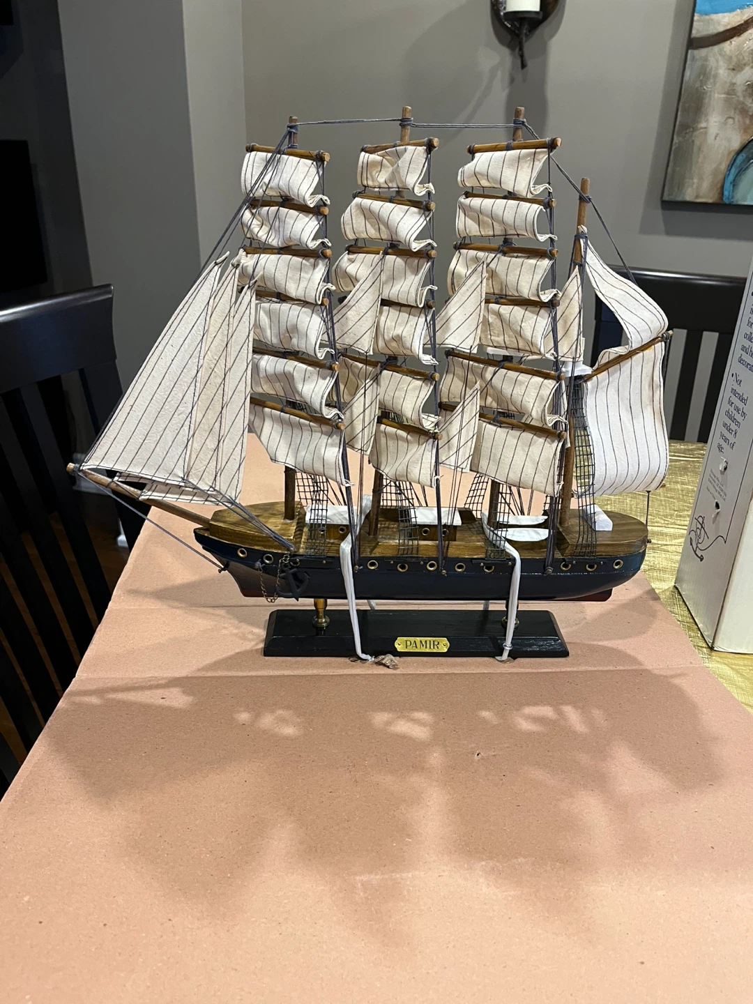 The Pamir Tall Ship Model and Gorch Fork