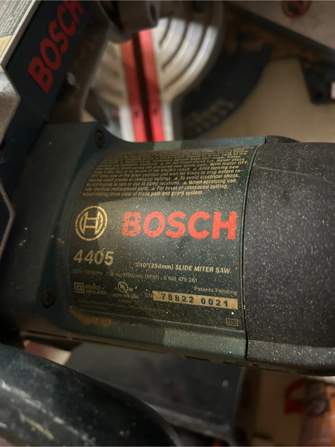 Bosch 4405 10" Slide Miter Saw - photo 3
