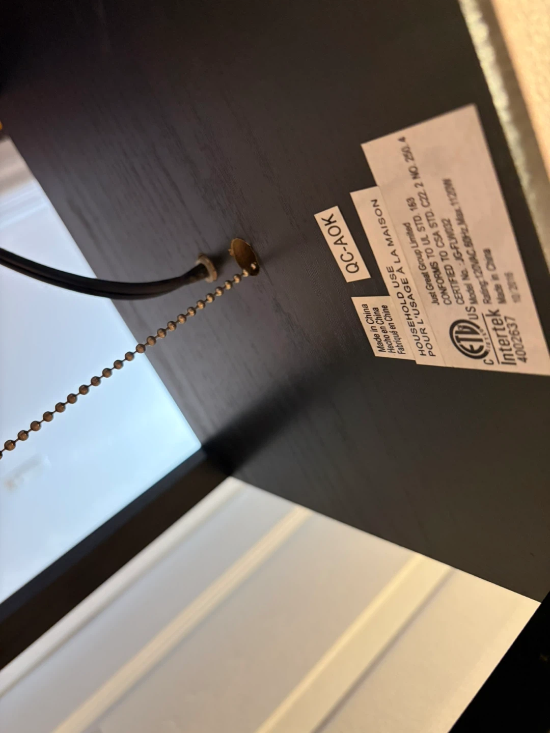 Black Floor Lamp with Shelves and Power Outlets - photo 3