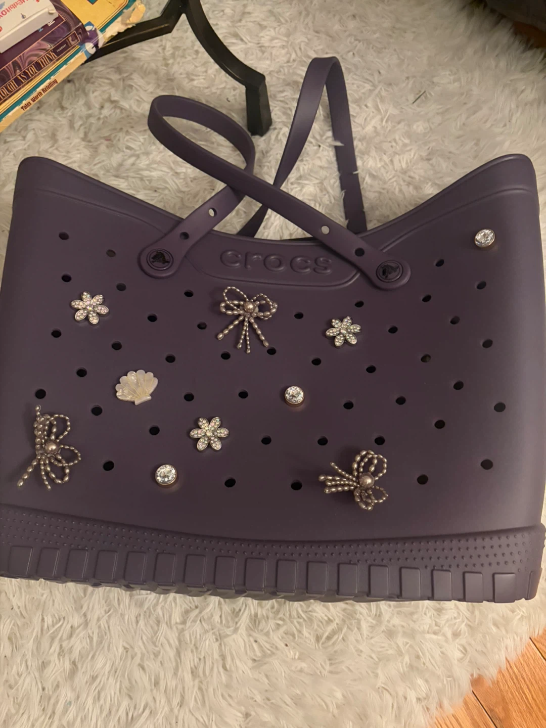 Crocs Large EVA Tote Bag - Nightshade