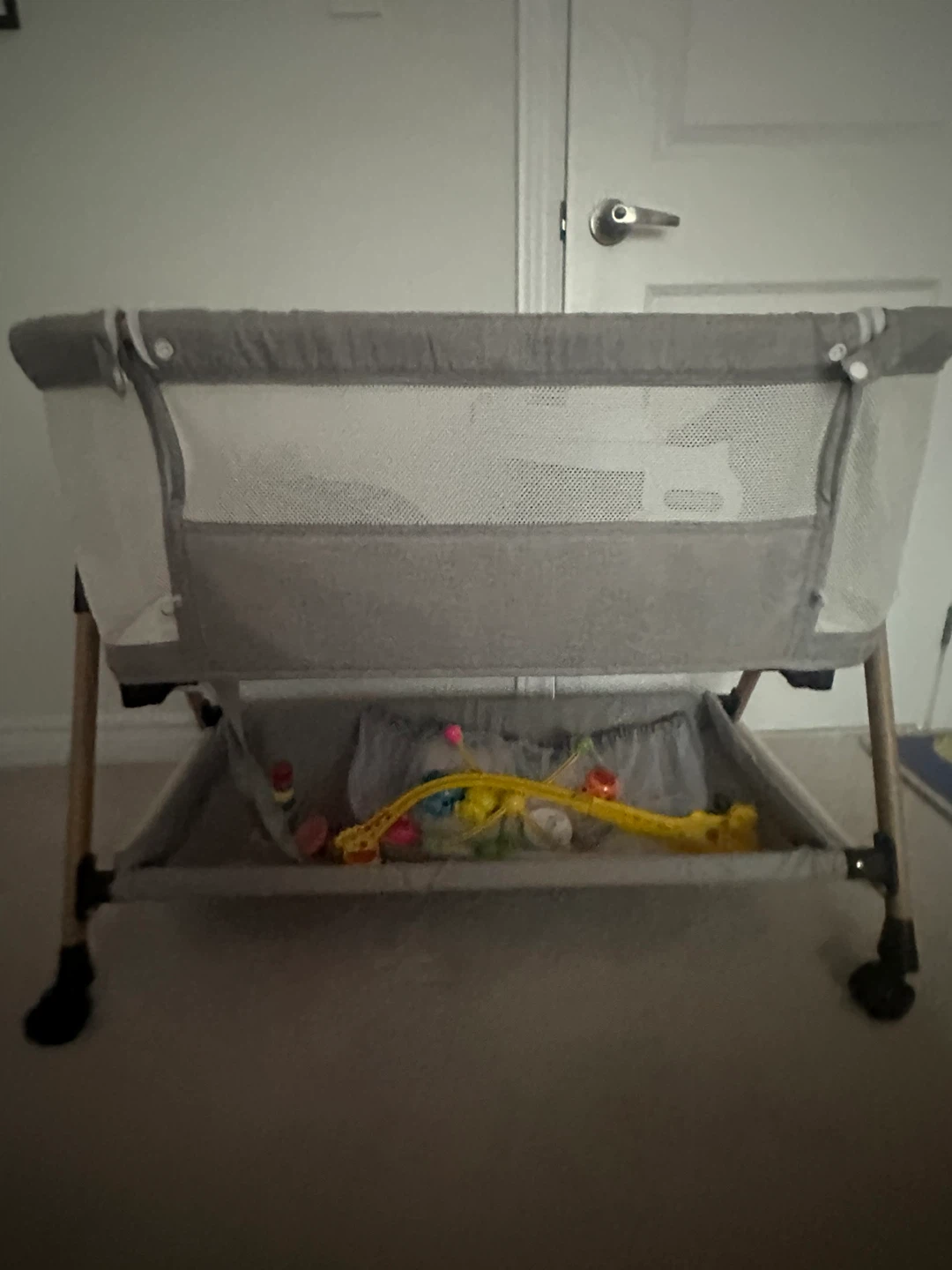 Grey Bassinet with Storage Basket - photo 2