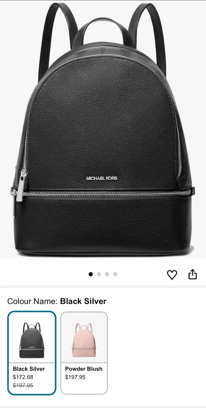 Michael Kors Black Leather Backpack - photo 2