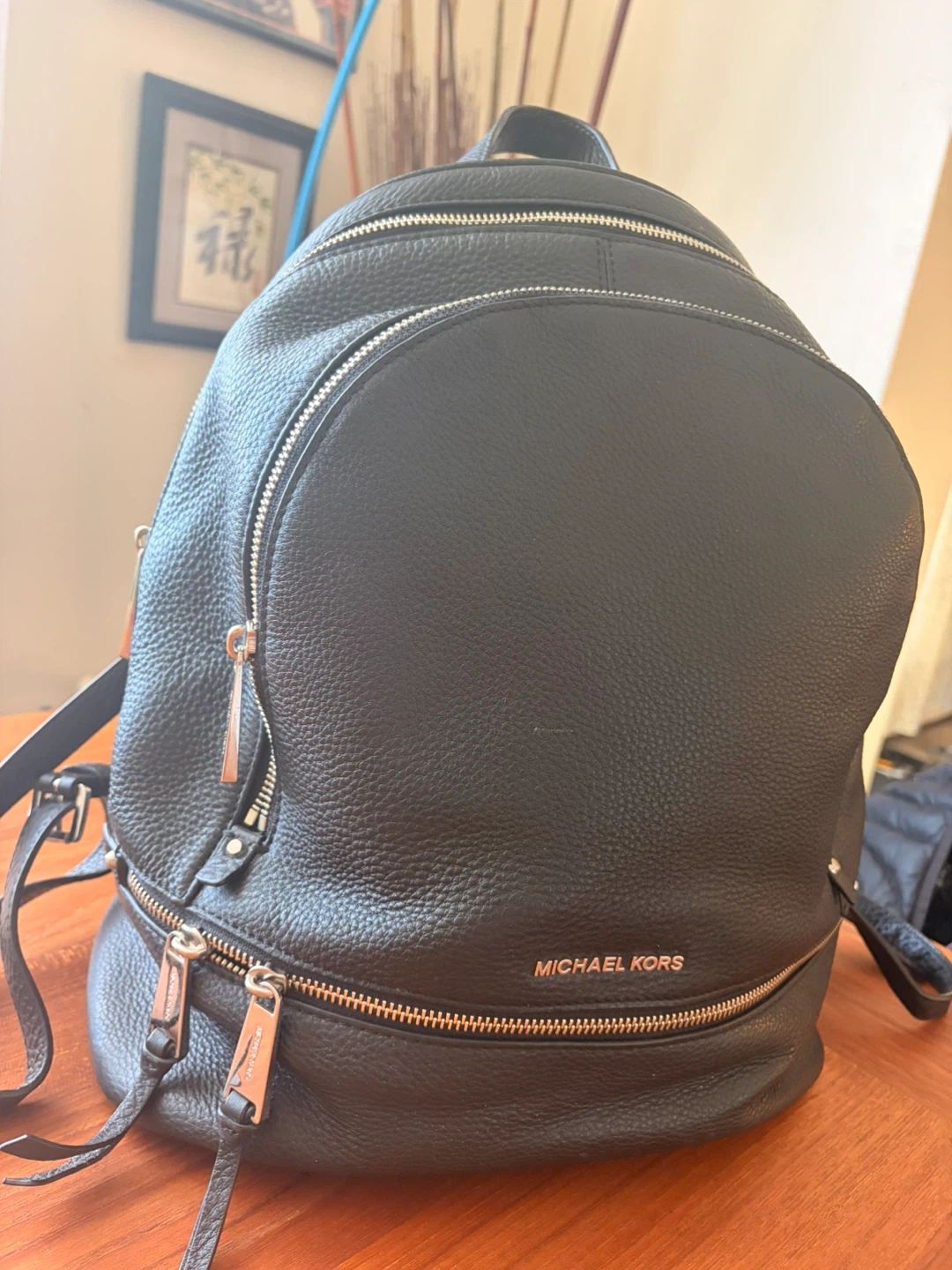 Michael Kors Black Leather Backpack - photo 4