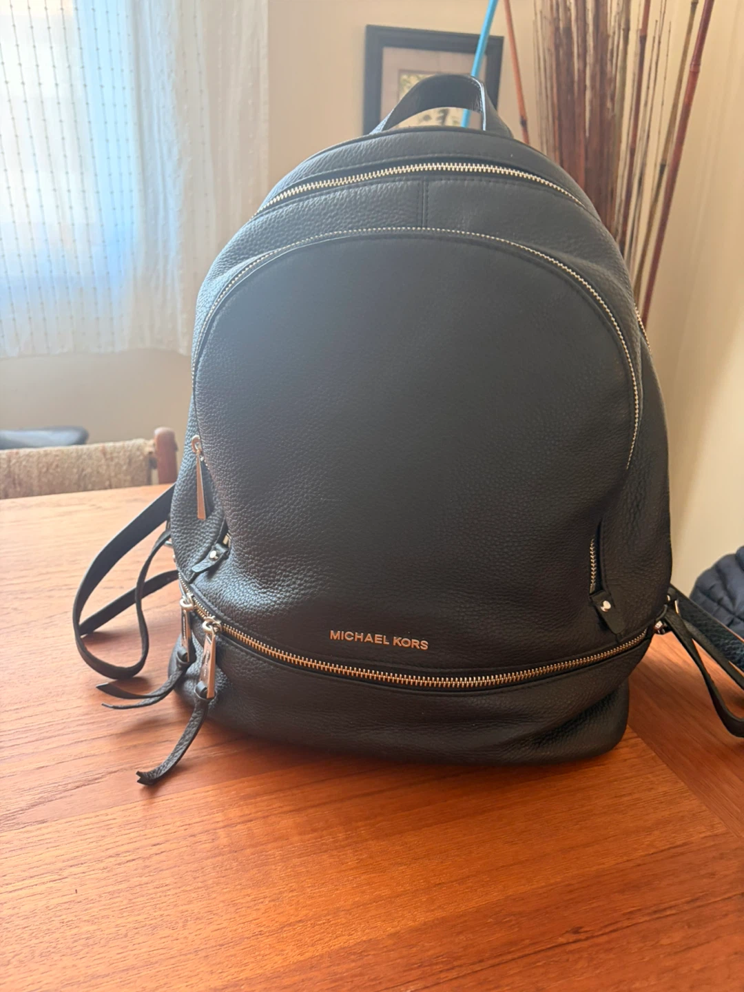 Michael Kors Black Leather Backpack - photo 3