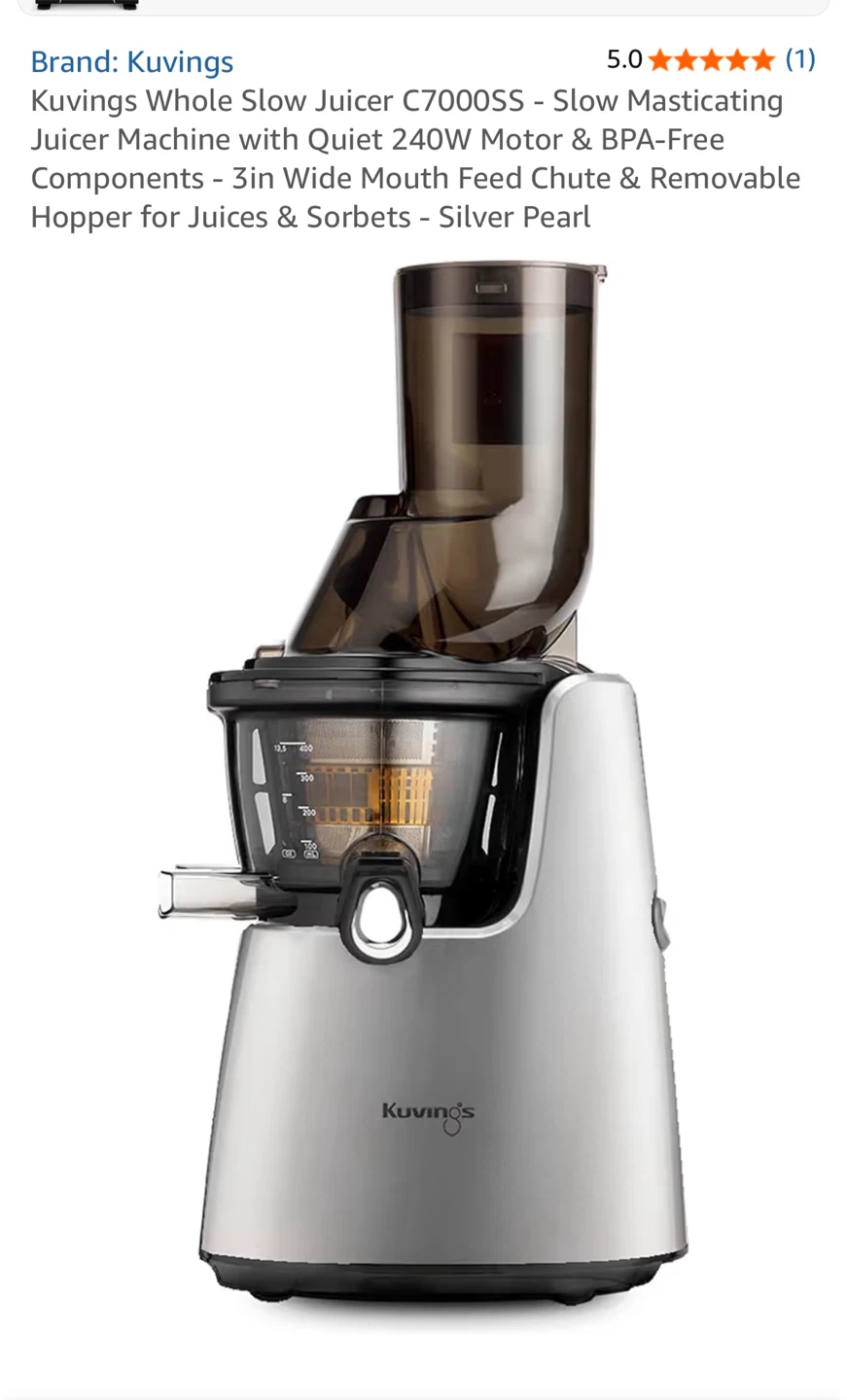Kuvings Whole Slow Juicer - photo 5