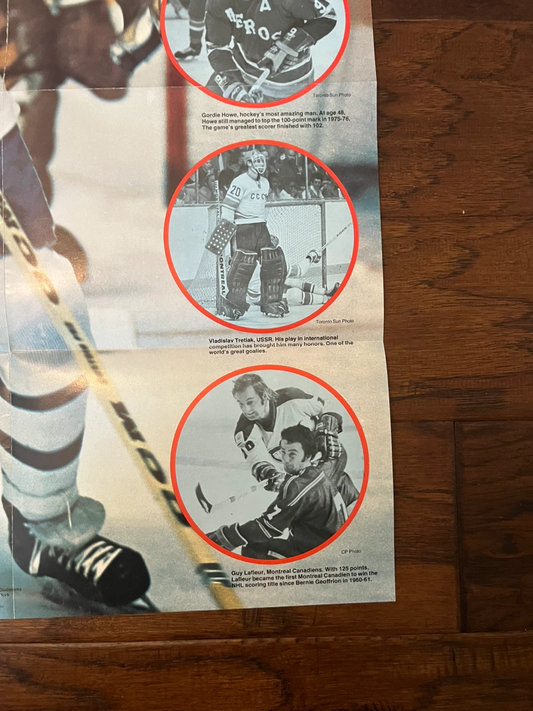 Vintage Hockey Heroes Poster - photo 3