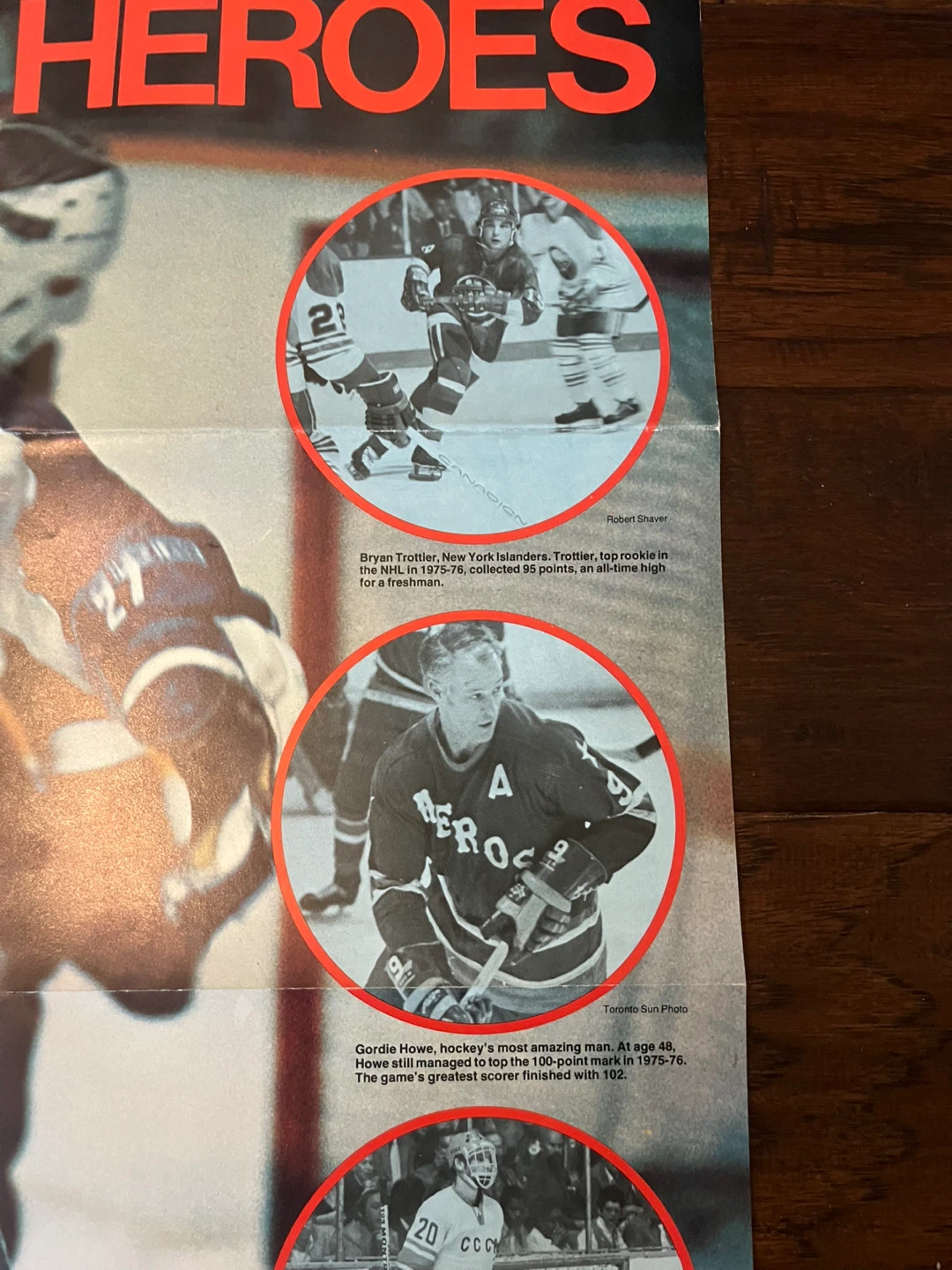 Vintage Hockey Heroes Poster - photo 4