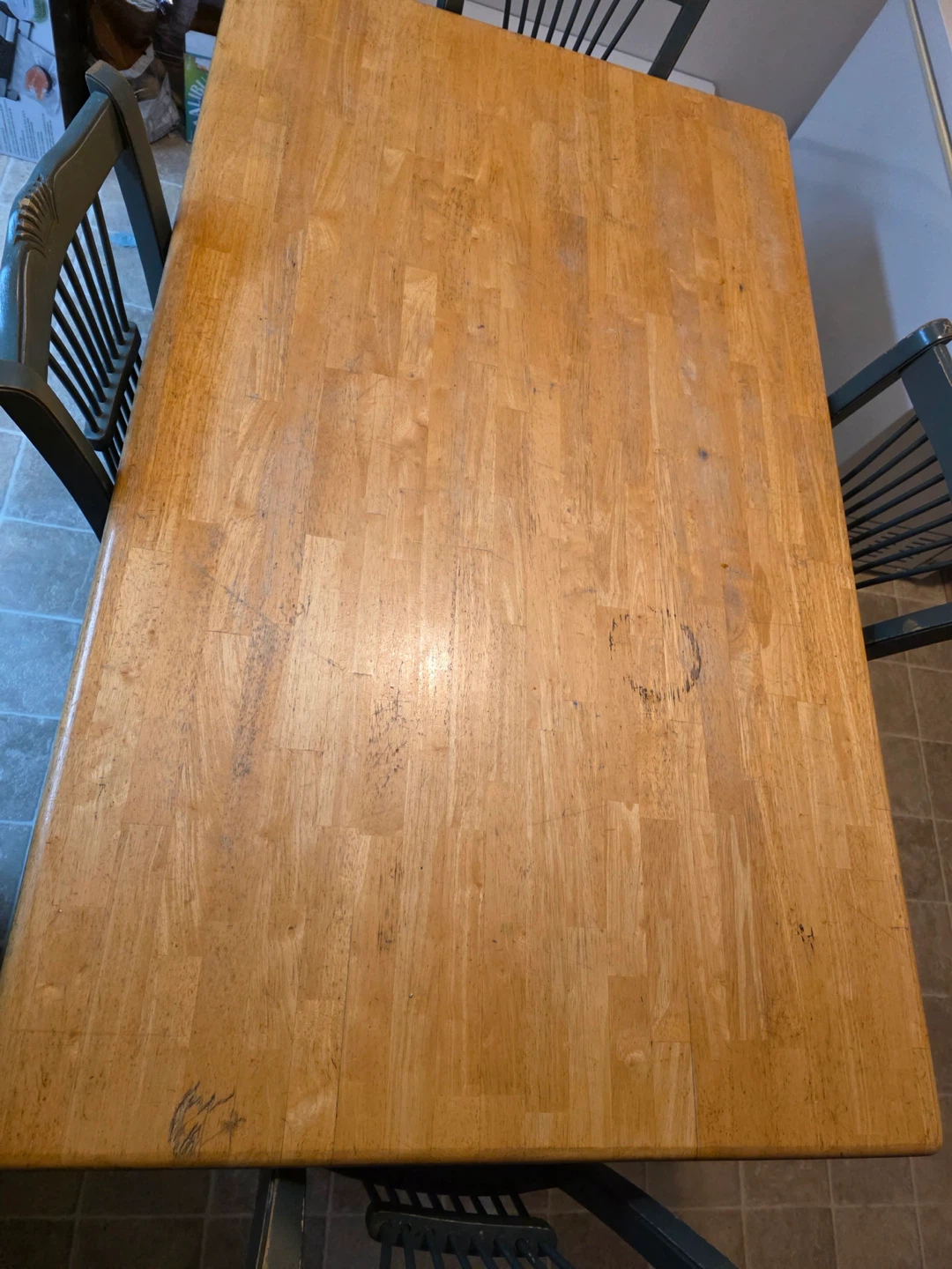Wooden Dining Table Set with 4 Chairs - photo 2