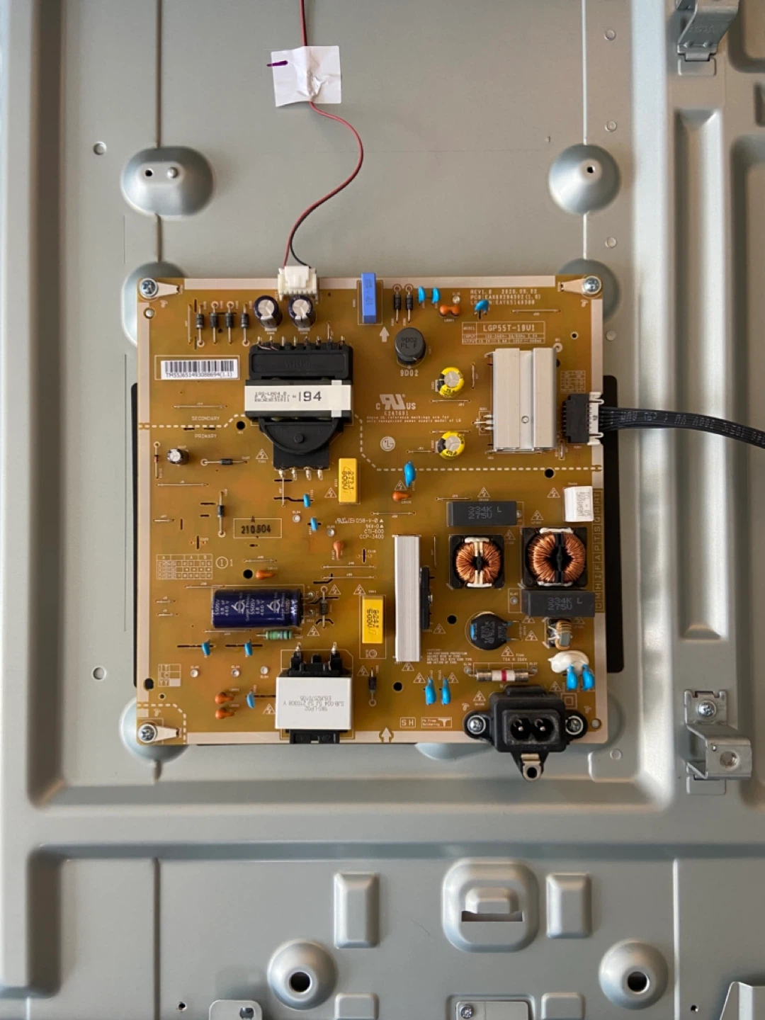 “55 LG TV Power Supply Board + Mainboard - photo 4