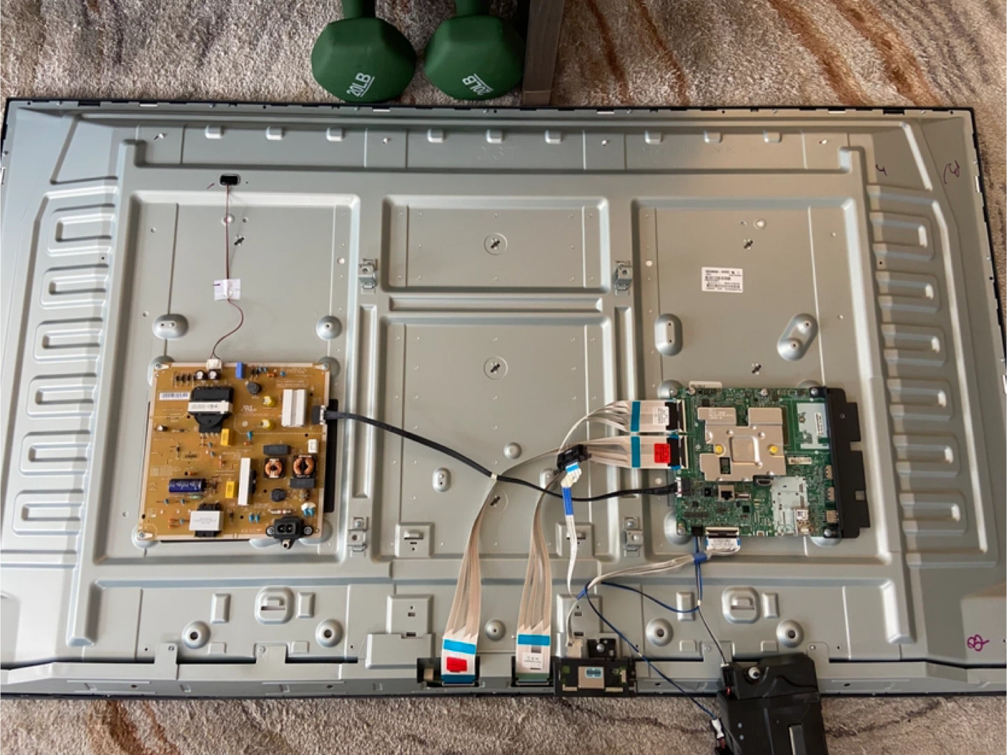 “55 LG TV Power Supply Board + Mainboard