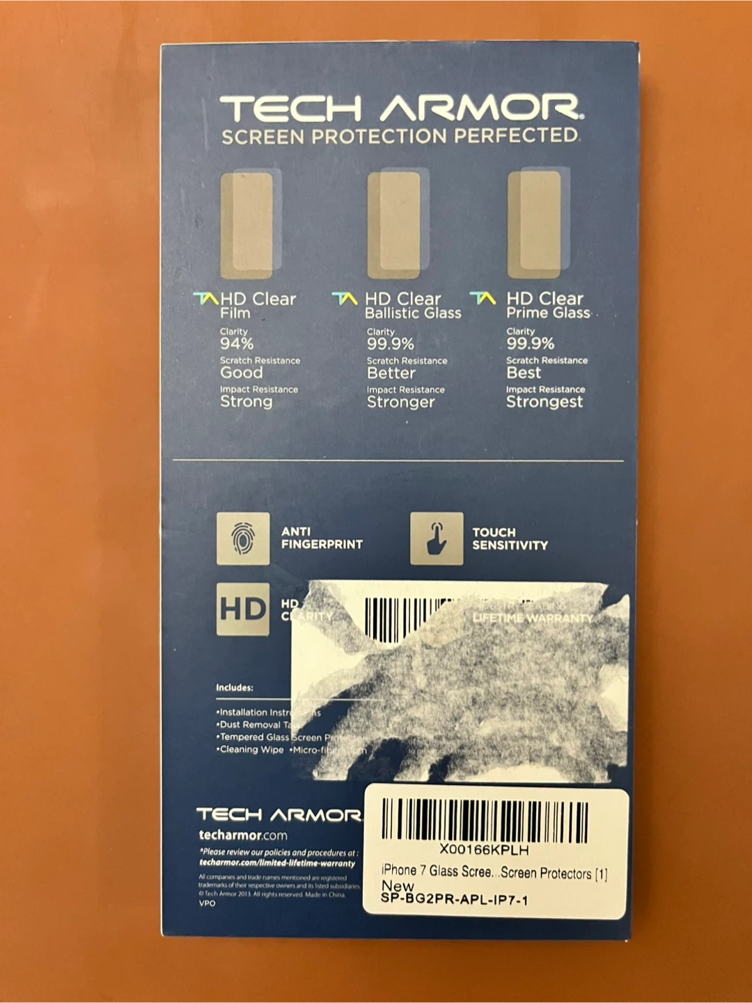 Tech Armor Ballistic Glass Screen Protector for iPhone 8/7/6/6S - photo 2