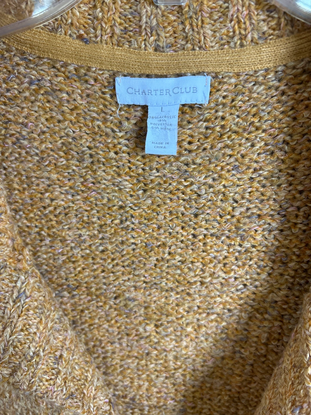 Charter club mustard yellow knit sweater vest - photo 2