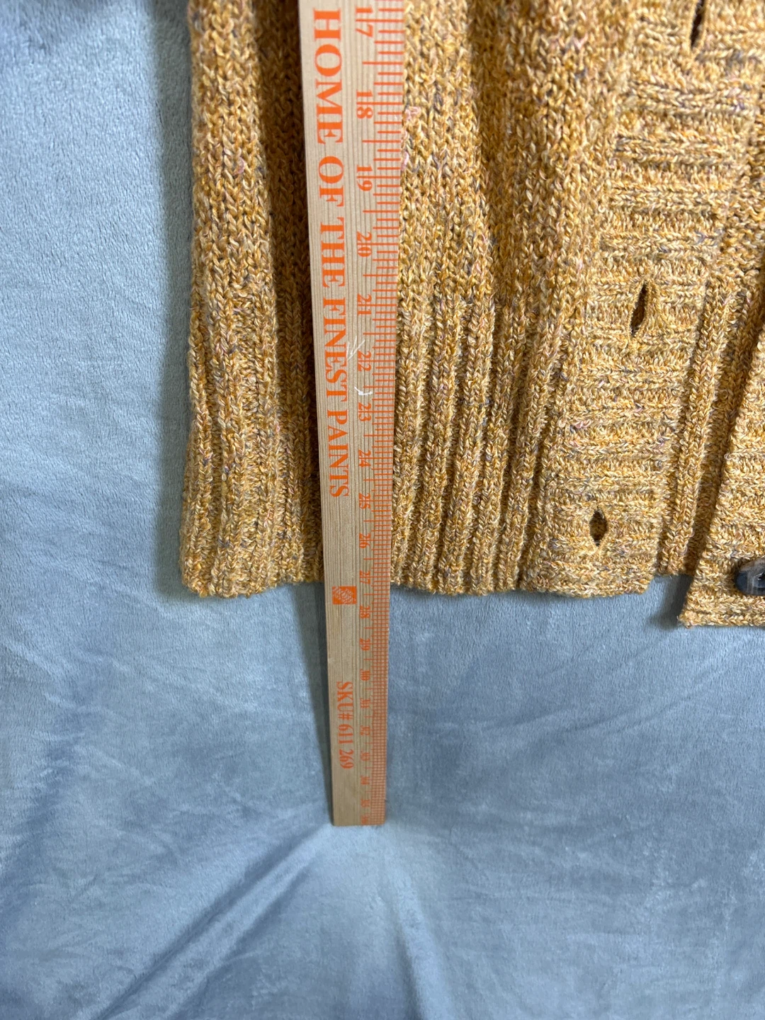 Charter club mustard yellow knit sweater vest - photo 4