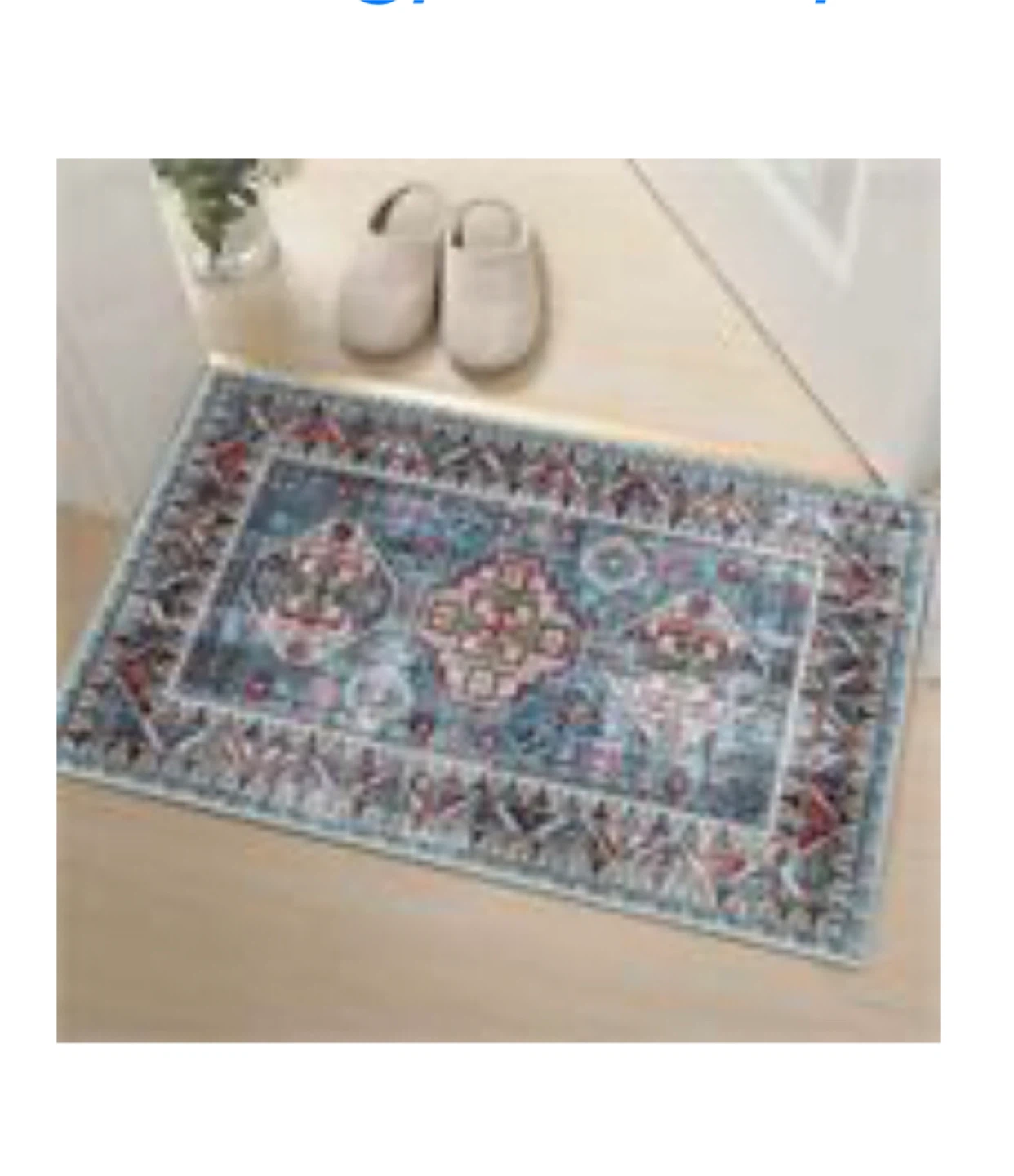 Non slip entryway Area Rug 2x3