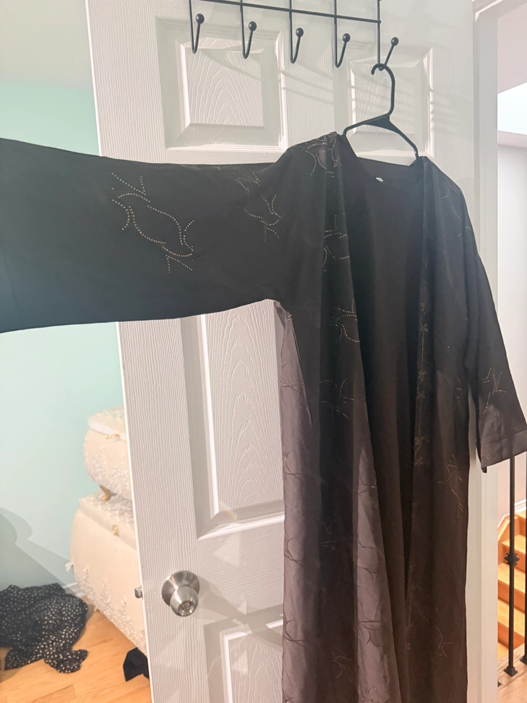 Brown Abaya with Embellishments - photo 2