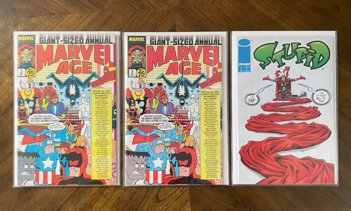 Marvel Age Giant-Size Annual Comic Books (3 issues)
