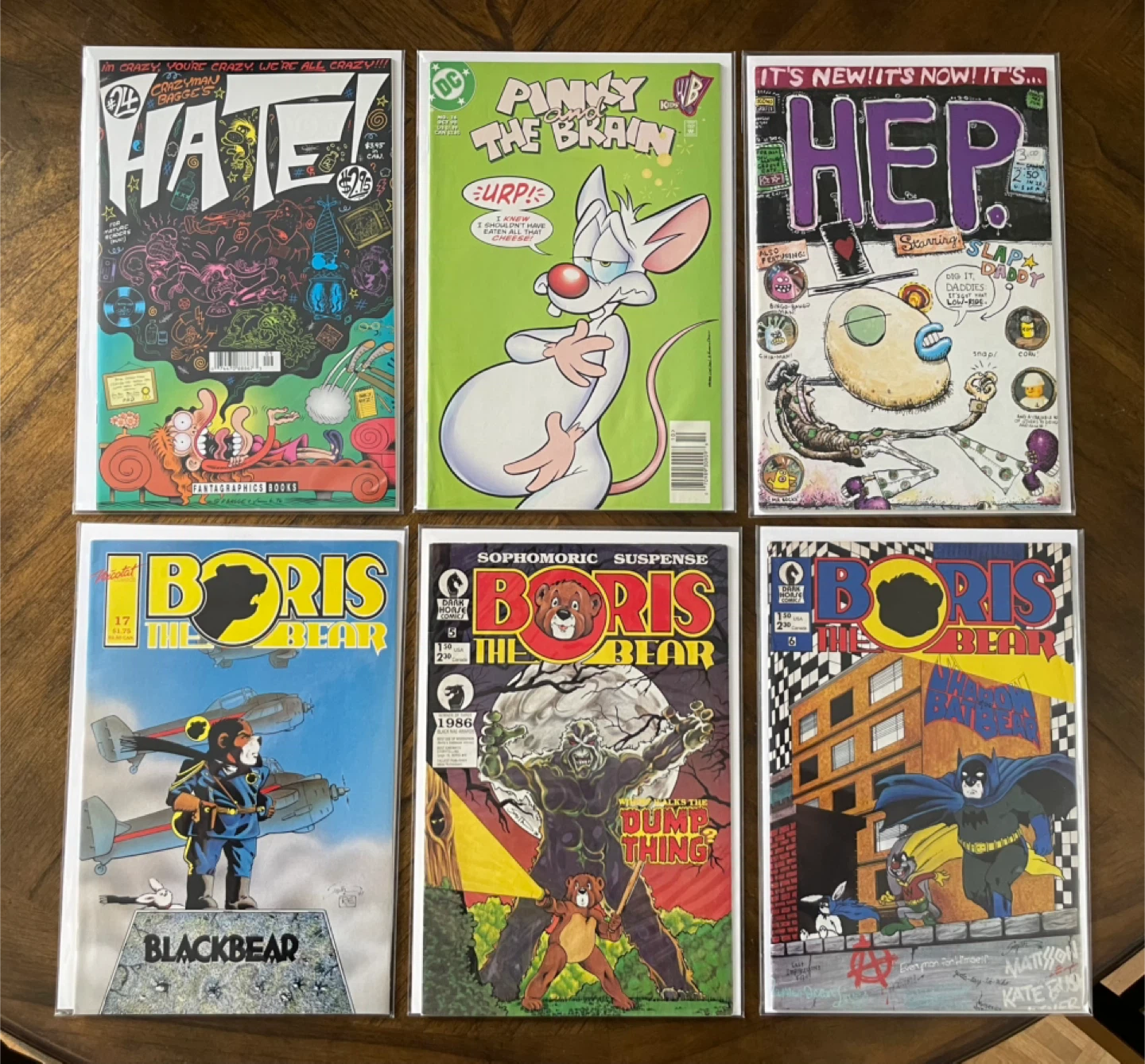 HATE! #24, Pinky and the Brain, and Hep Comic Books