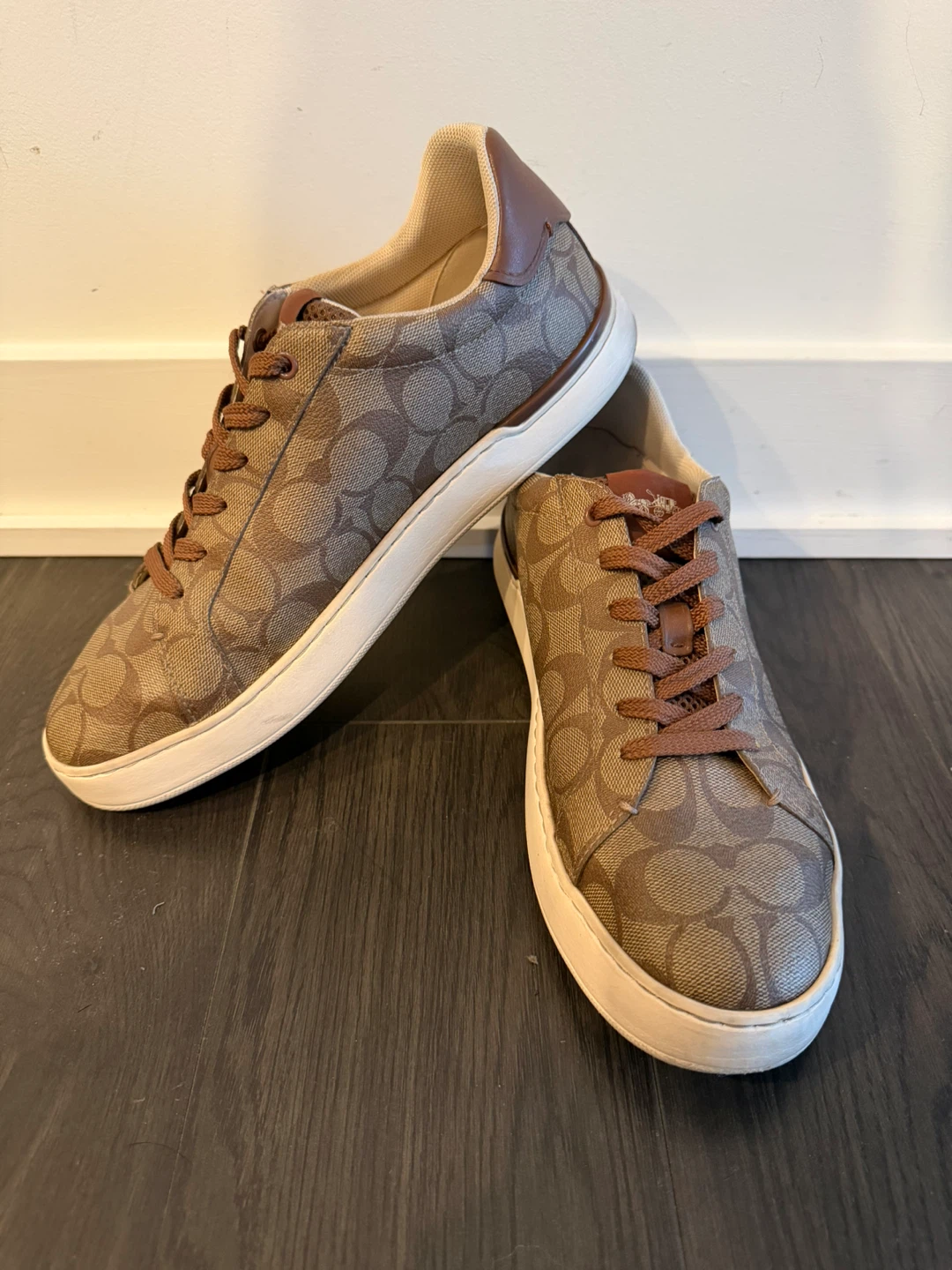 Coach Signature Canvas Sneakers