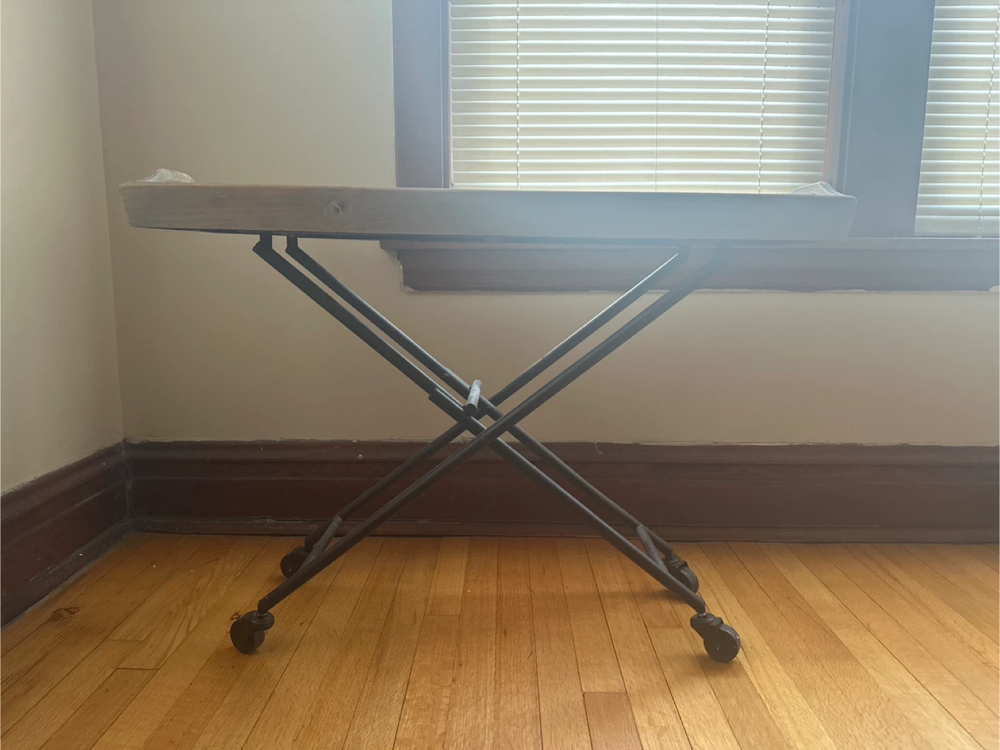 Wooden Tray with Folding Stand