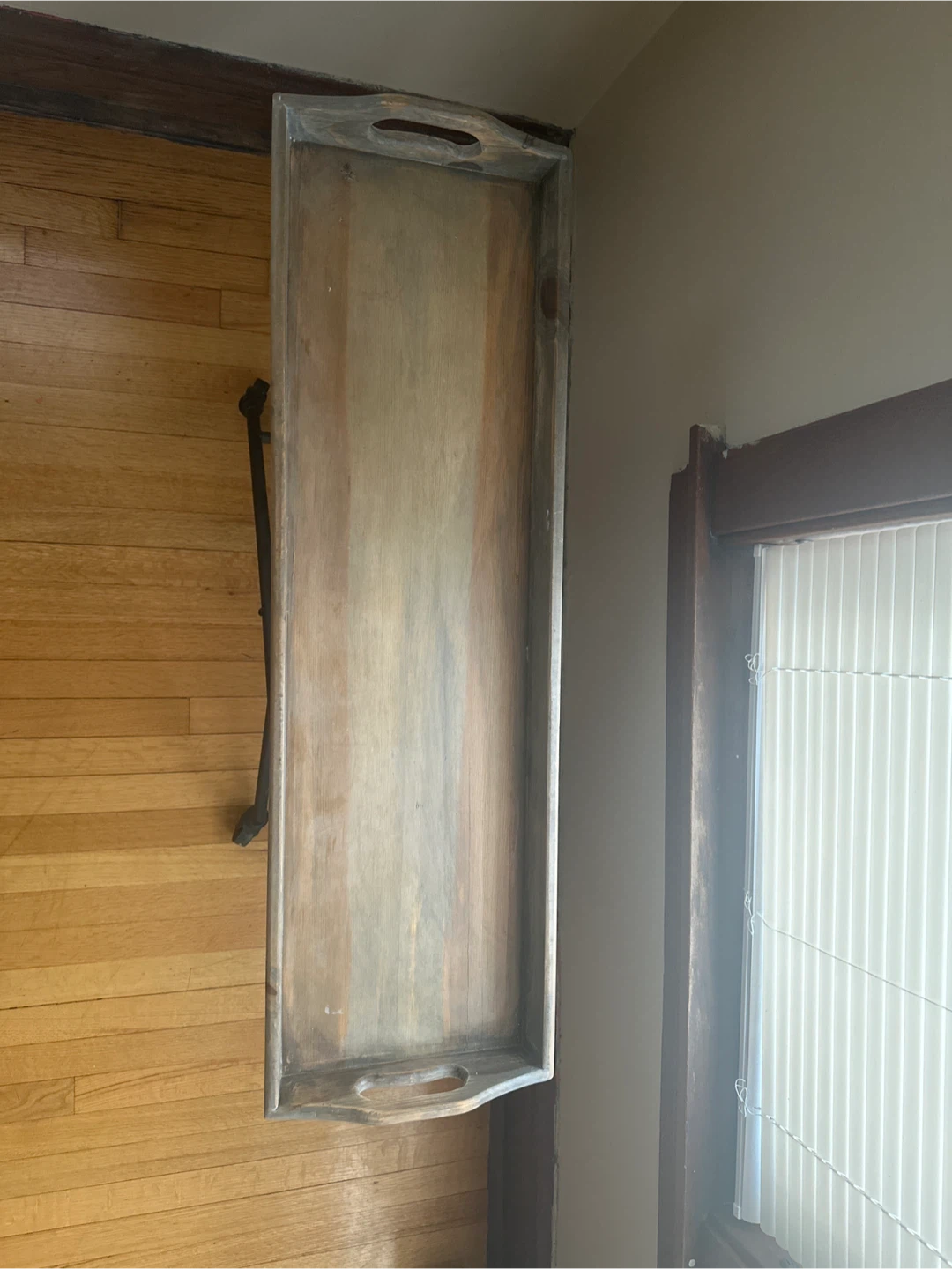 Wooden Tray with Folding Stand - photo 2