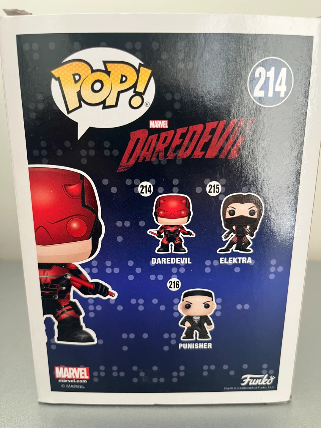 Funko Pop! Marvel Daredevil #214 Vinyl Bobble-Head - photo 2