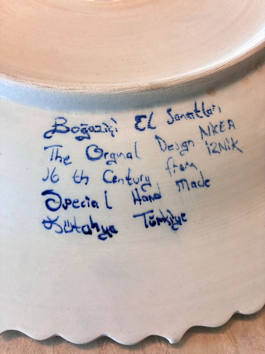 Boğaziçi El Sanatları Iznik Decorative Plate - photo 4
