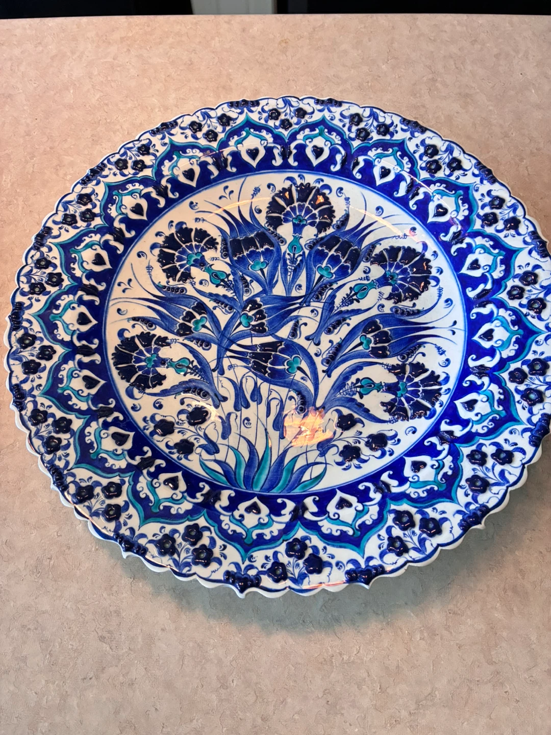 Boğaziçi El Sanatları Iznik Decorative Plate - photo 2