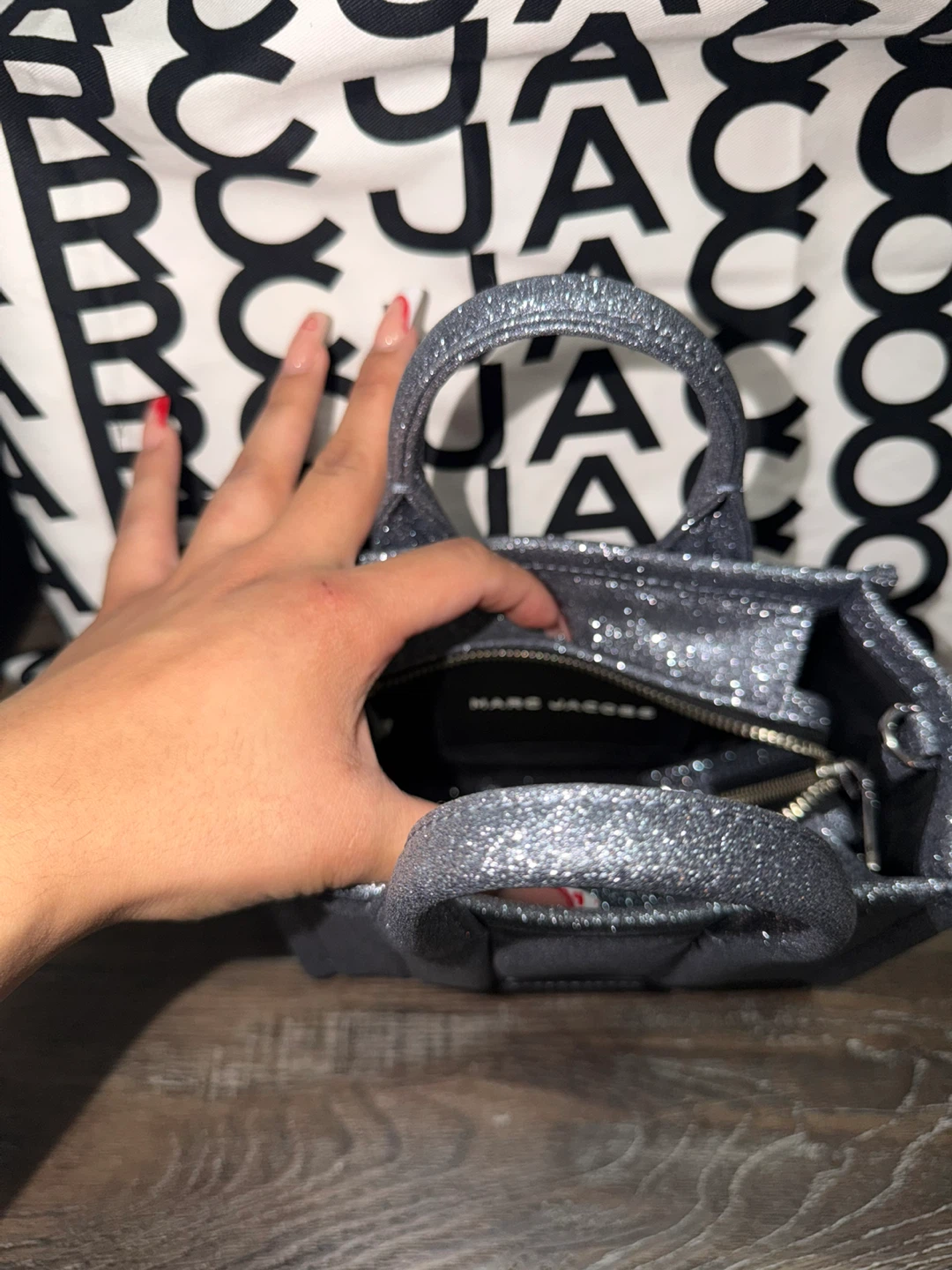 Marc Jacobs The Tote Bag Glitter Small - photo 3